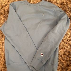 Champion light blue crewneck